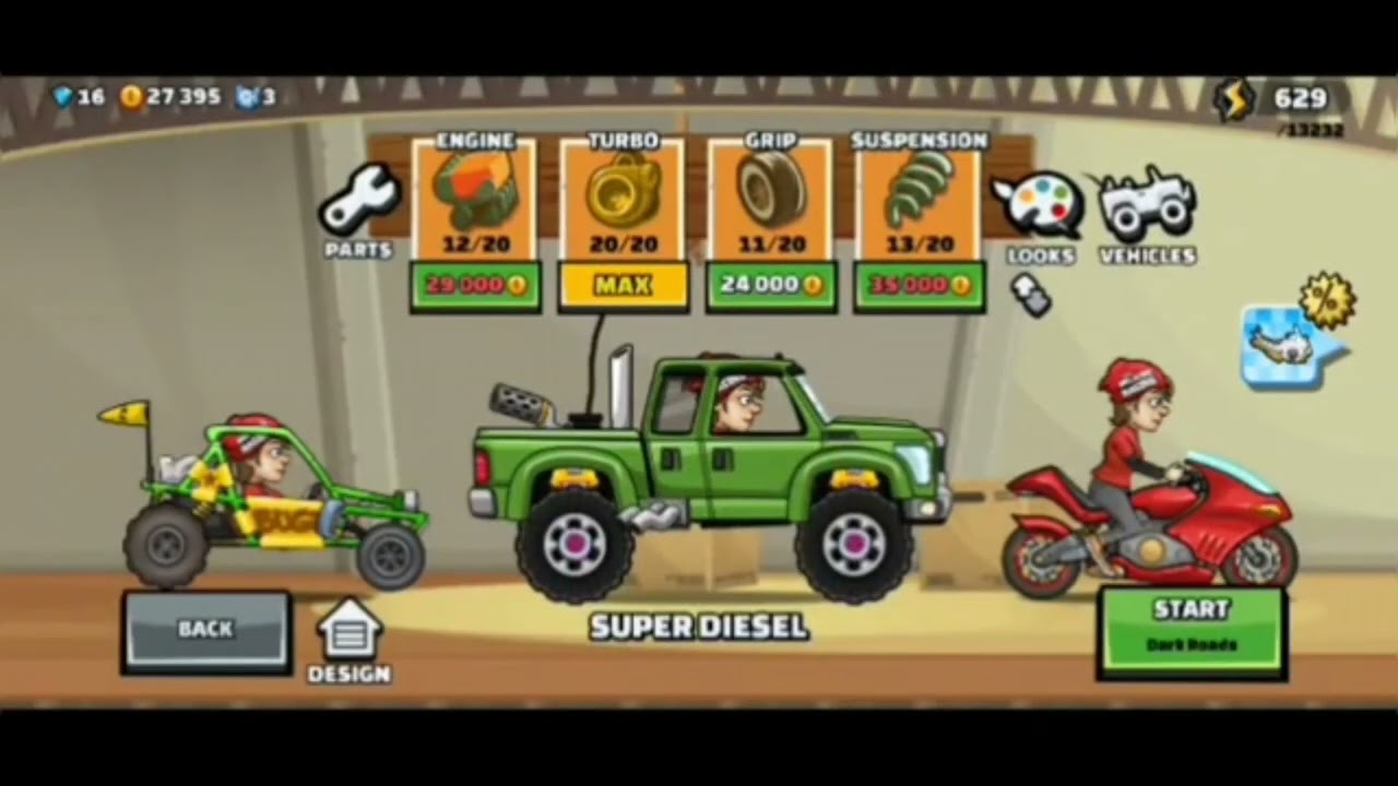 Hill Climbing Game // most addictive and entertaining physics based driving game #hillclimbracing3 