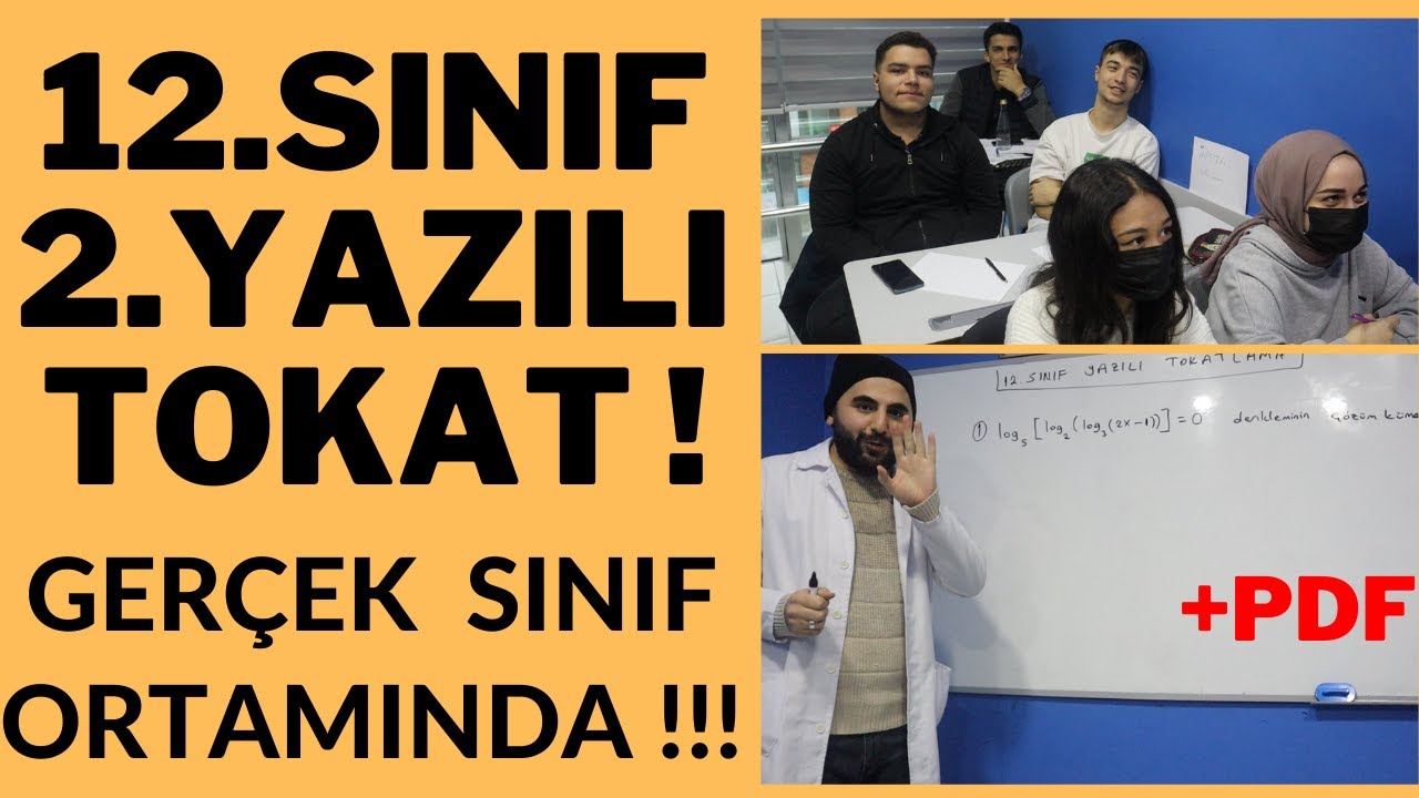 12. Sınıf Matematik 1. Dönem 2. Yazılı Soruları Ve Konu Özetli Çözümleri ( +PDF  )
