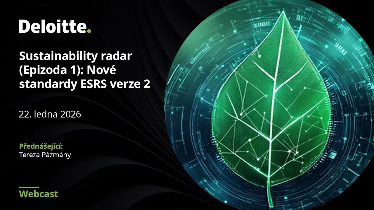 Sustainability radar (Epizoda 1): Nové standardy ESRS verze 2
