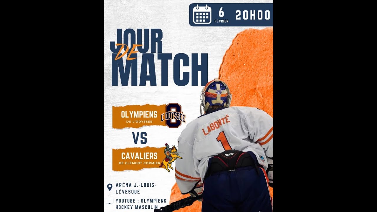 Les Olympiens de l&rsquo;Odyss&eacute;e vs les Cavaliers de CC (6 f&eacute;vrier 2026)
