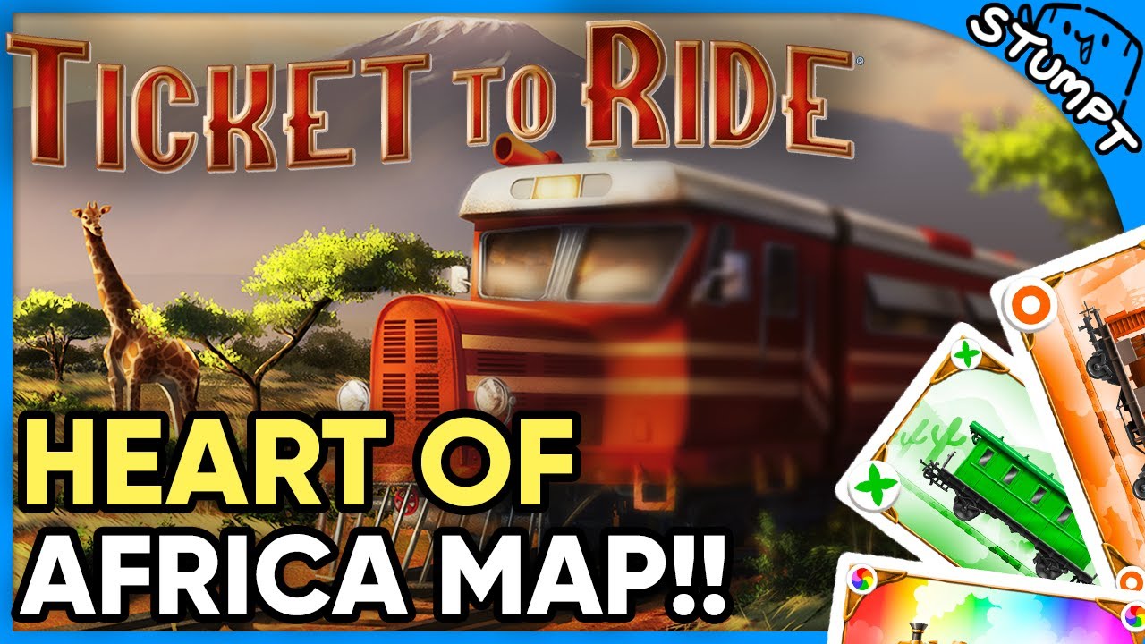 Heart of Africa Map! - Ticket To Ride