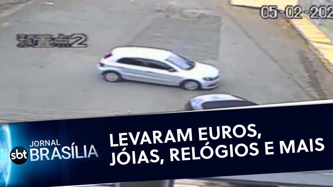 Morador &eacute; rendido em assalto no Lago Sul │ Jornal SBT Bras&iacute;lia 05/02/2021