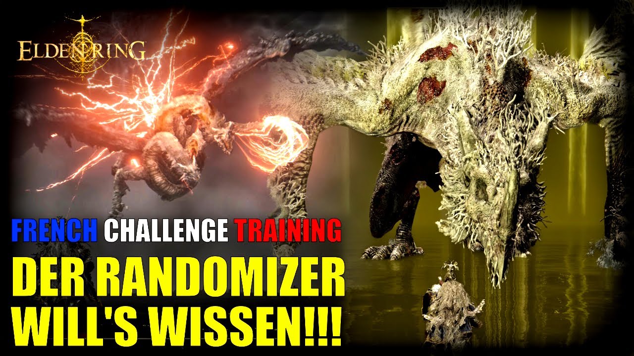 Gleich 2 FIESE DRACHEN und nur FÄUSTE als Waffe! | French Challenge Training (Radagon/Elden Biest)