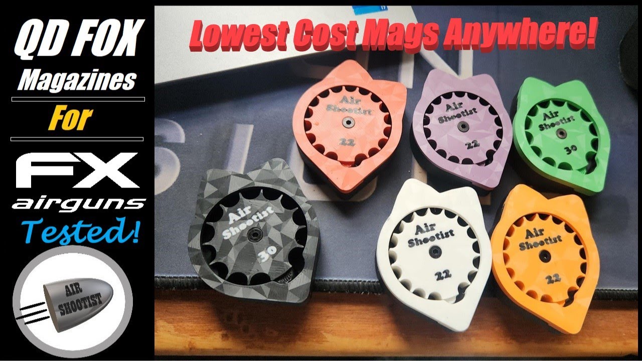 QD Fox Magazines for FX Panthera, Dynamic, Maverick, Crown, Wildcat - Test & SPEEED SHOOTING FACEOFF