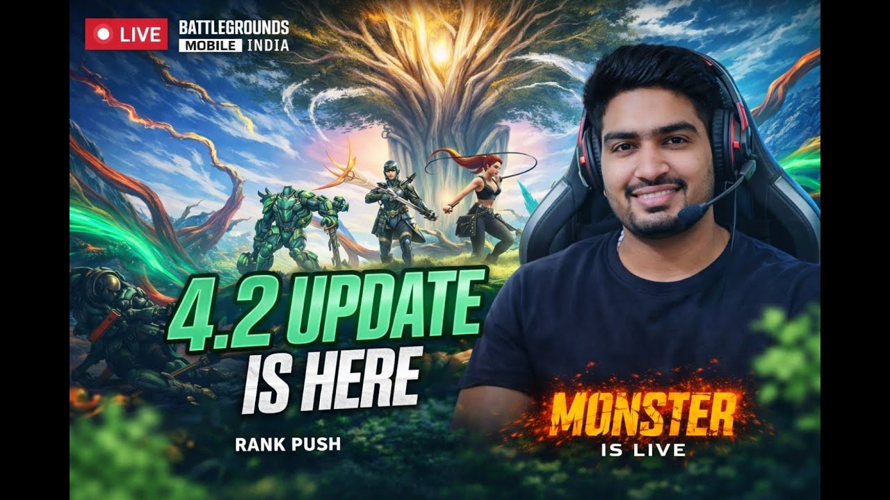 26/2/26 || 😍BGMI 4.2 UPDATE IS HERE😍 || LIVE RANK PUSH TO CONQUEROR ❣️||