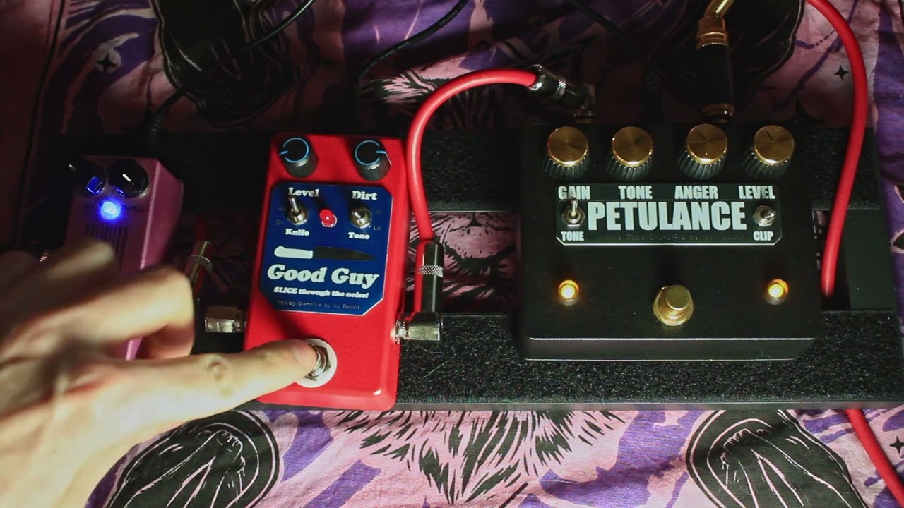 Ivy Pedals DEMO: Petulance + Good Guy 1/3 (overdrive guitar effect pedal demo no talking)