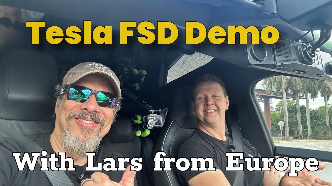 Прямая трансляция FSD с пассажирского сиденья.