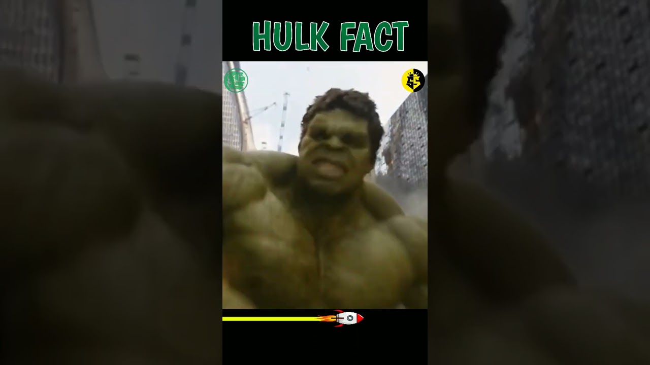 Hulk Facts (Hindi) #mcu #factshorts #hulk #thor #ironman #viral #shorts