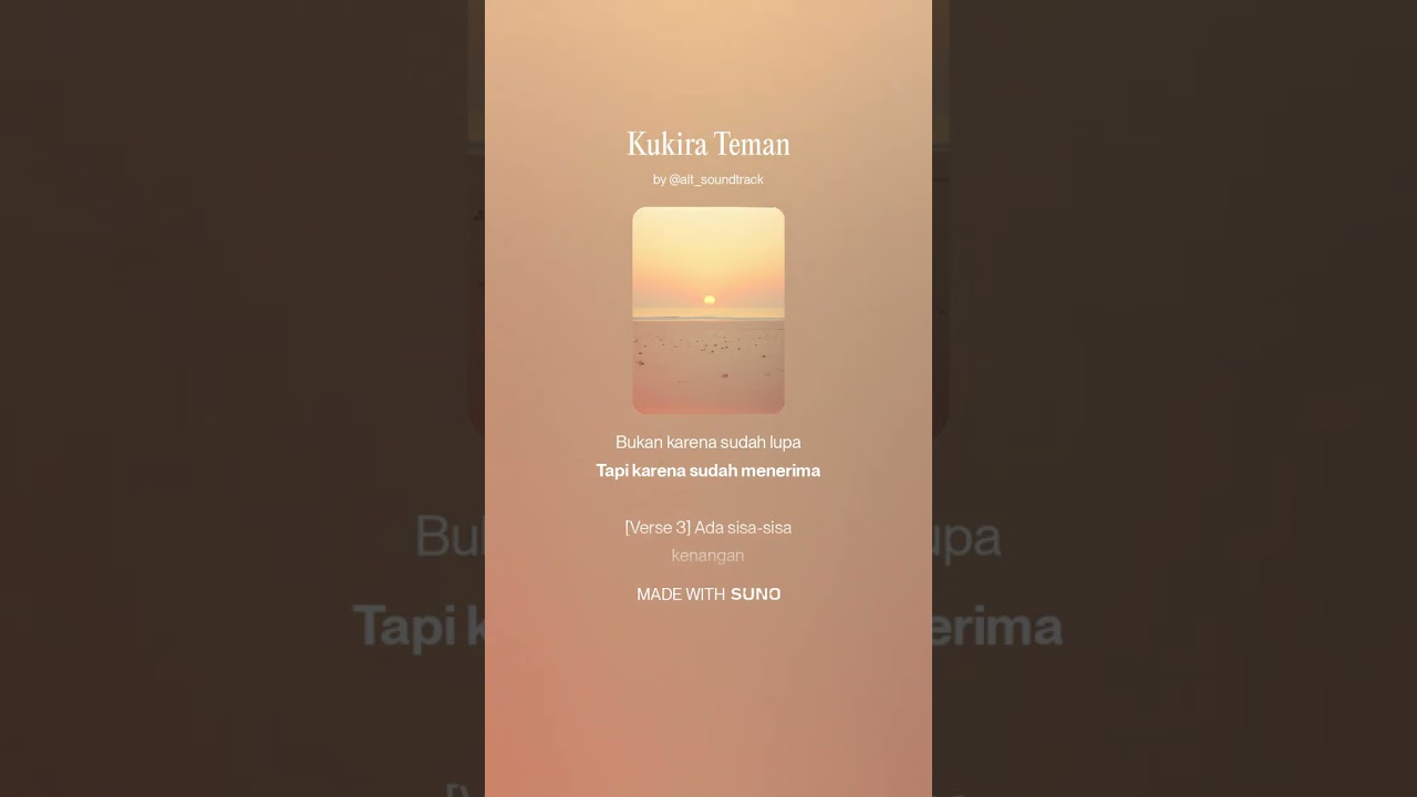 🎧 Alt-Soundtrack | Kukira Teman
