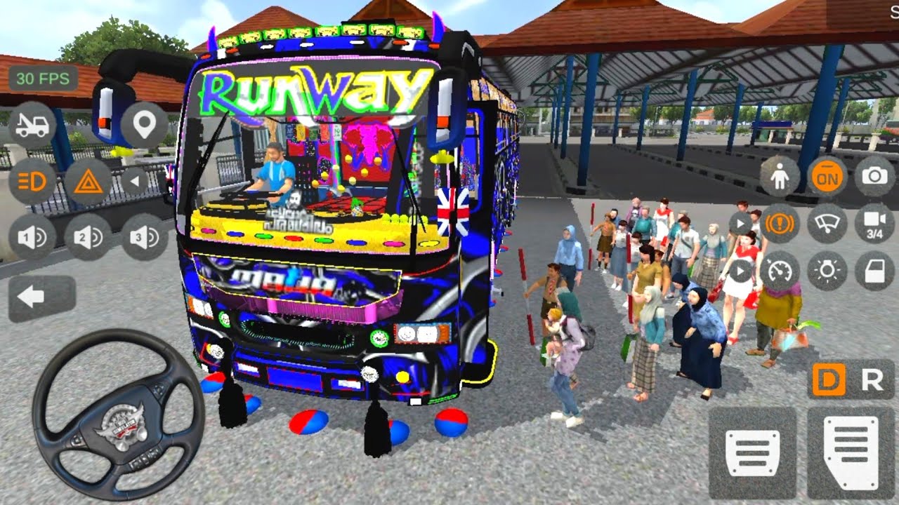 💥Runway Blue Bus Best Lighting New Different Map Mod Android Gameplay Video