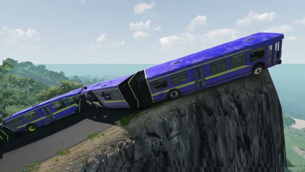 Long Bus Vs destruction #beamngdrive