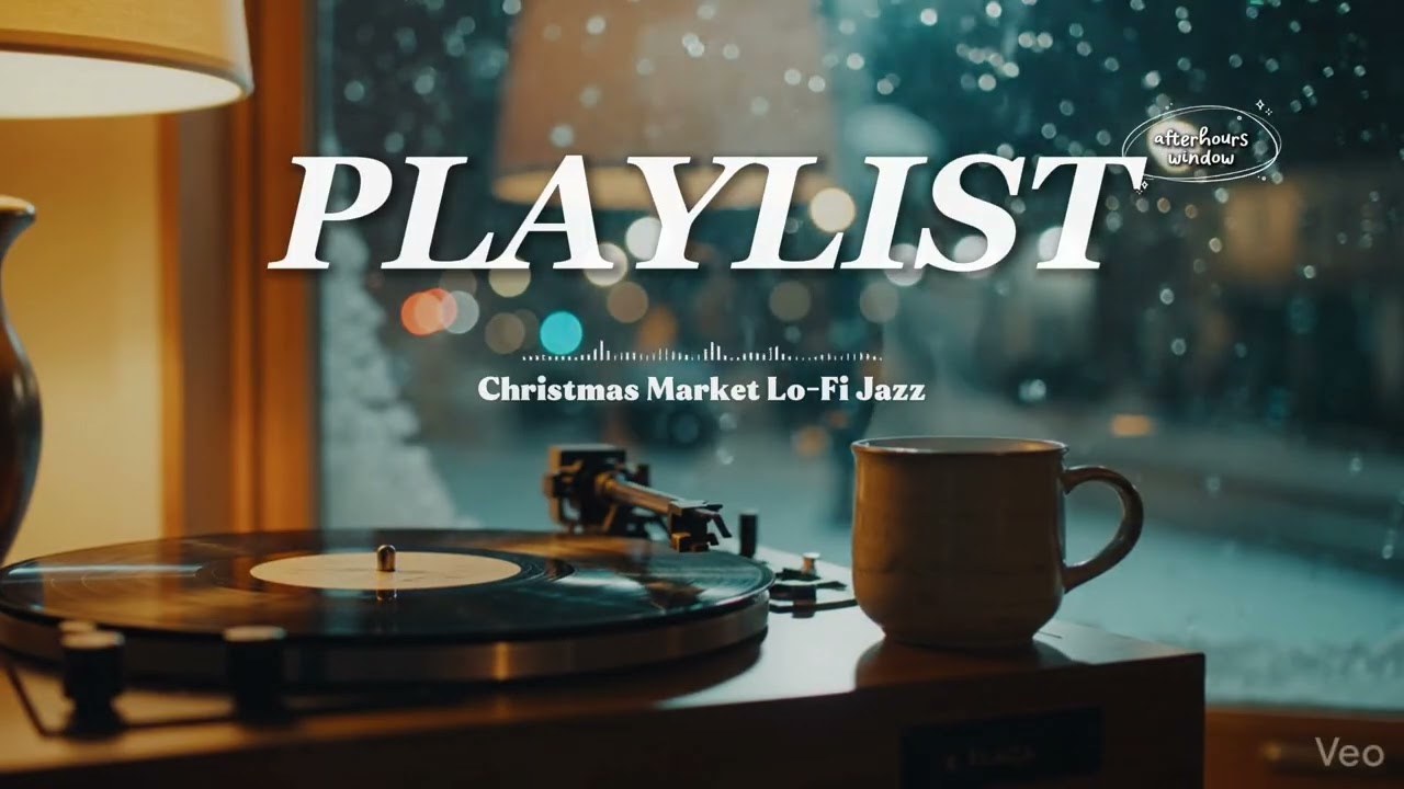 [PLAYLIST] 눈 내리는 창가 재즈 ❄️🕯️ | 크리스마스 그루브 + 벽난로 감성