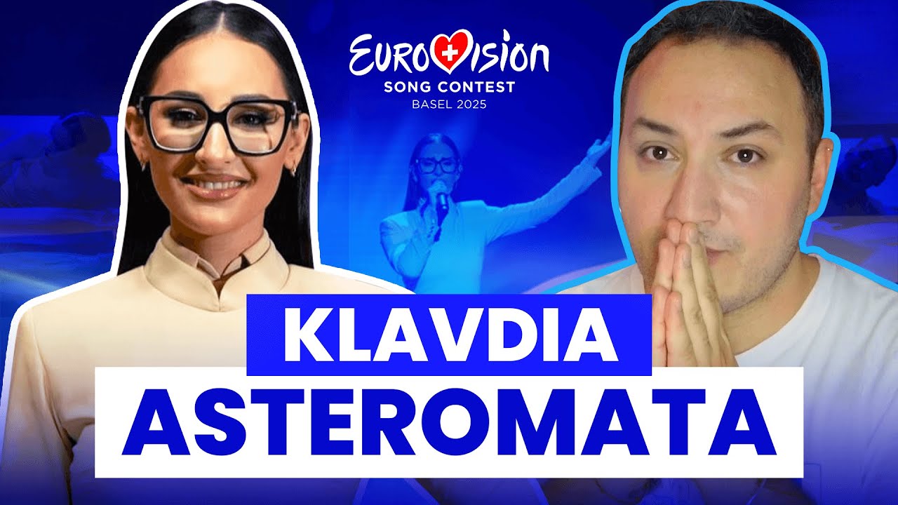 Klavdia - Asteromáta Live Performance Reaction | Eurovision 2025 Greece 🇬🇷 | #unitedbymusic