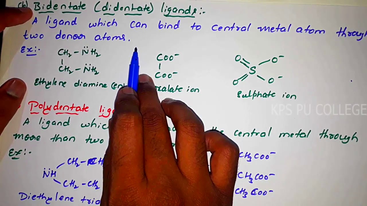 3 Di & polydentate ligands by RBS Sir