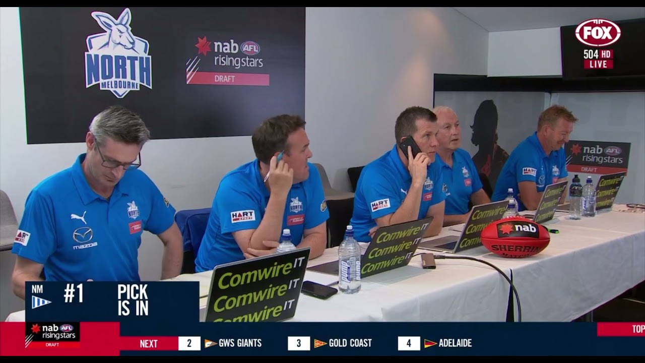 Jason Horne-Francis #1 pick in the 2022 AFL draft