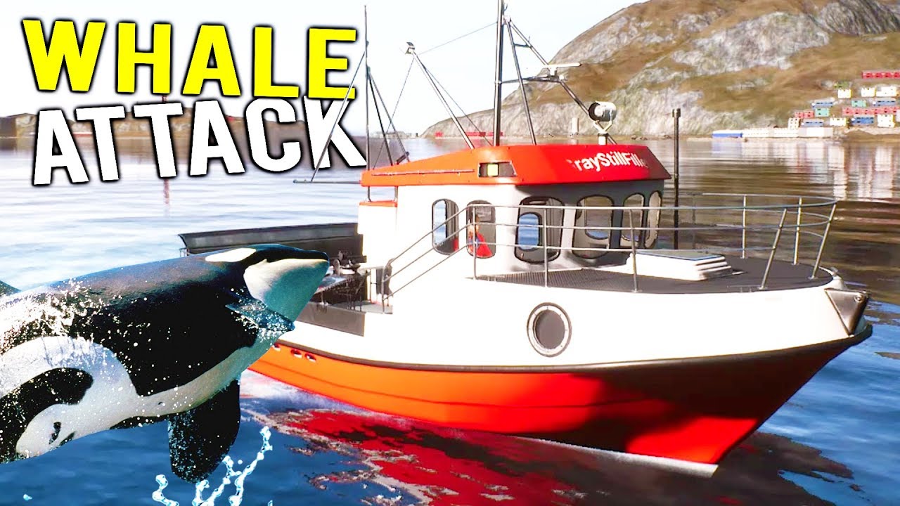 WHALE ATTACKS EXPENSIVE FISHING BOAT! Deadliest Catch Simulator - Fishing: Barents Sea