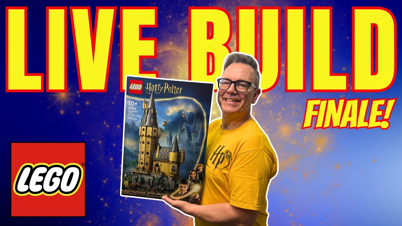BUILDING LEGO HARRY POTTER - HOGWARTS CASTLE THE MAIN TOWER - 76454 - FINALE