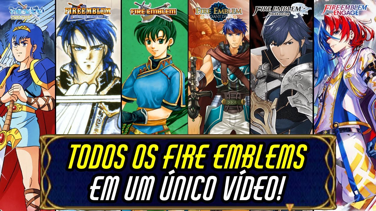 Conheça TODA a série FIRE EMBLEM em um único vídeo.
