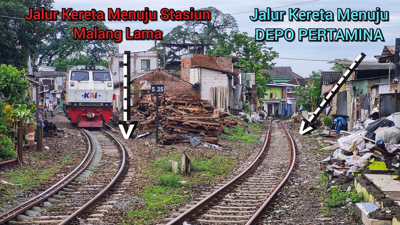 Bekas Jalur TREM UAP Yang Digunakan Bolak-Balik Kereta Pertamina !