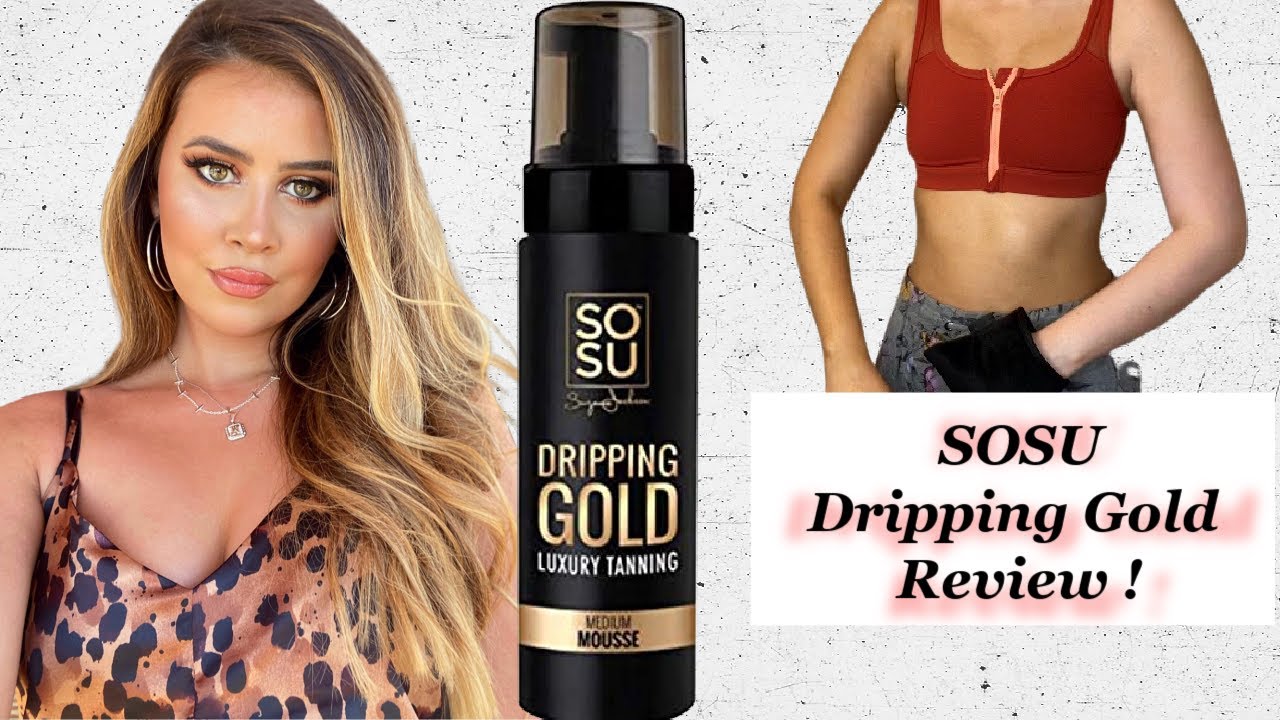 SOSU Dripping Gold Ultra Dark Tanning Mousse REVIEW AND DEMO!
