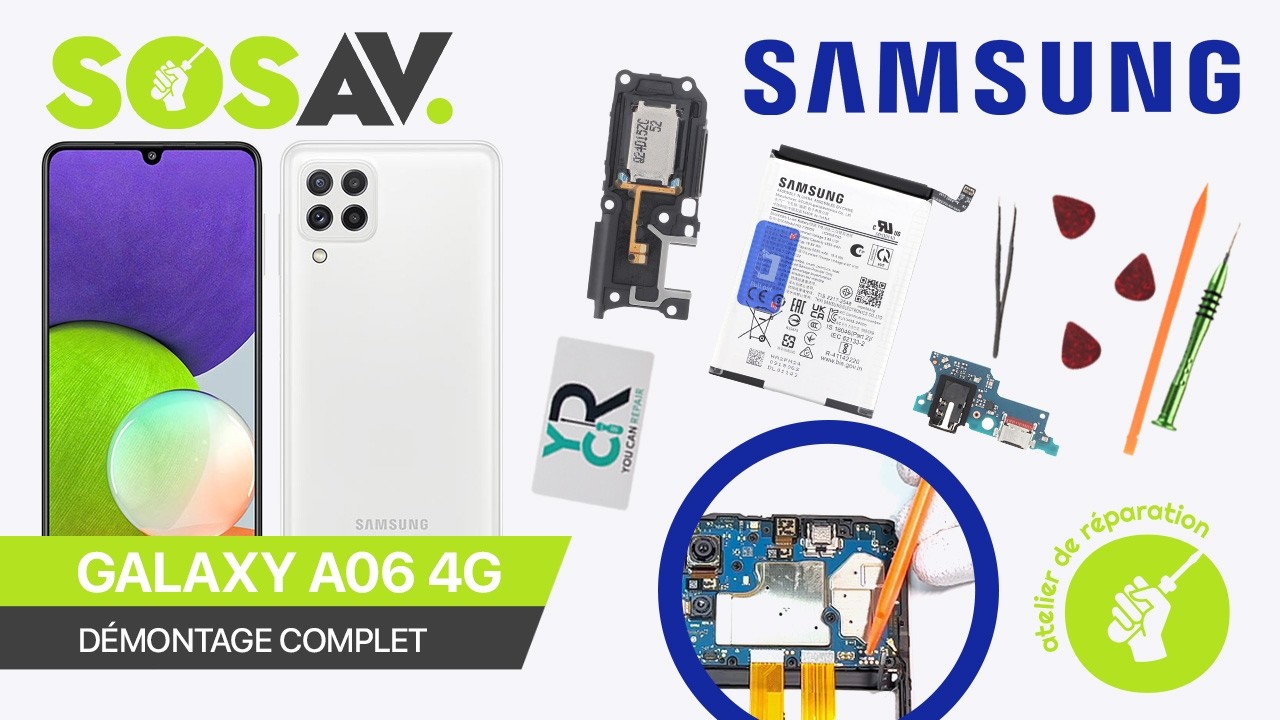 Réparer le Samsung Galaxy A06 4G - SOSav.fr