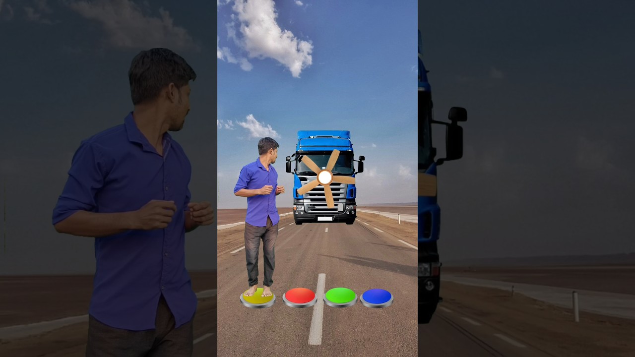 I Jump on button to Tractor , Jcb , Bulldozer , truck #shorts