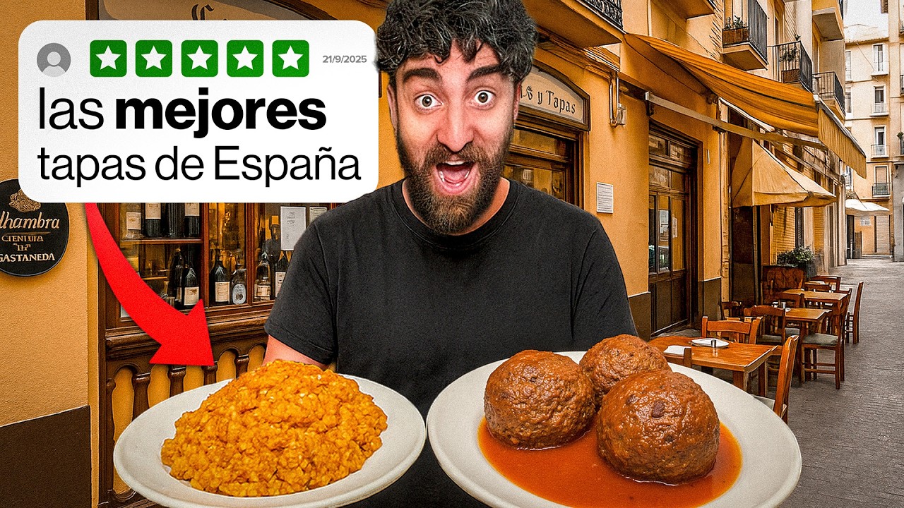 Las TAPAS GRATIS m&aacute;s BESTIAS de Espa&ntilde;a est&aacute;n en Granada