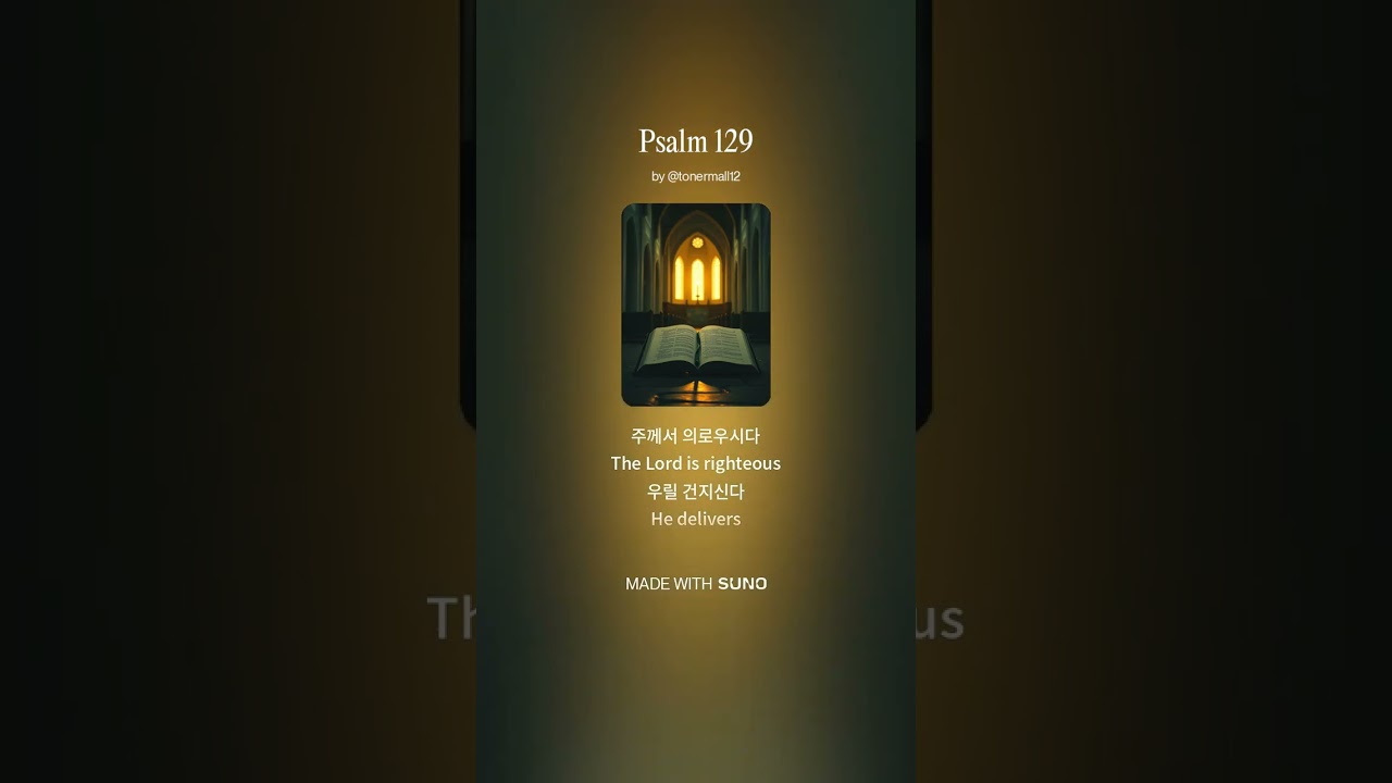 기도할 때 듣는 시편 찬양/Psalm 129(시편129편)#한성동 작곡교실#시편찬양#CCM#경배와찬양#교회음악#찬양