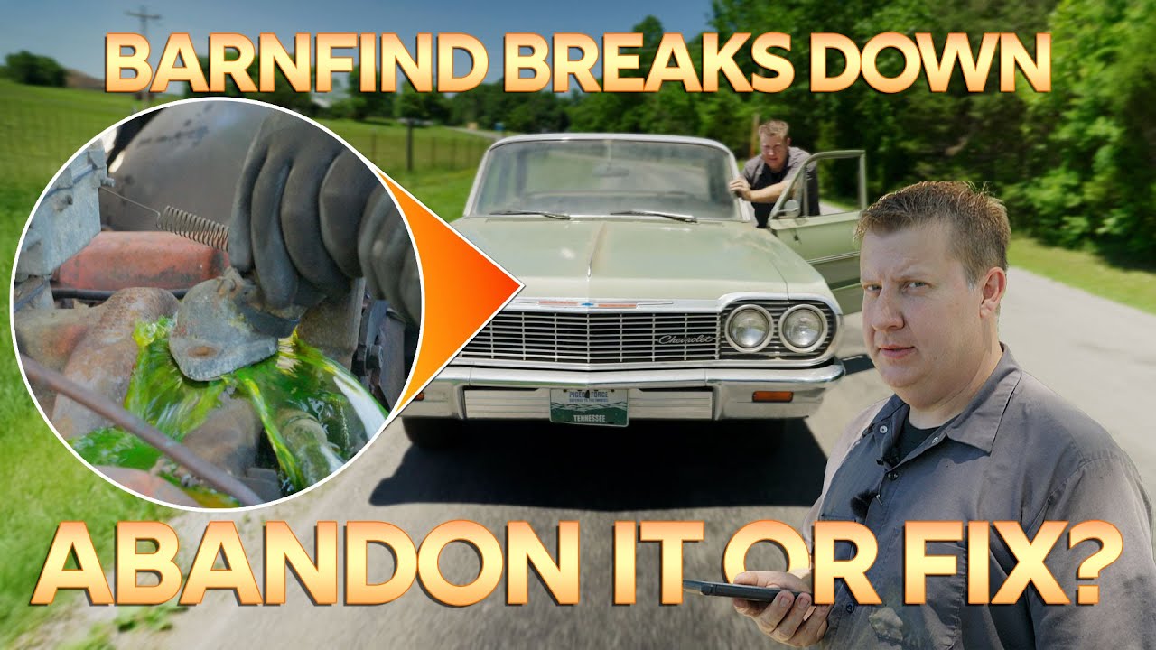 1964 Chevy Bel Air Barn Find - first drive in 30 years!