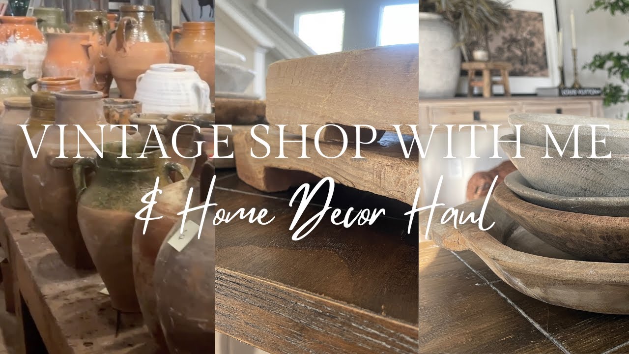 VINTAGE SHOP WITH ME + HOME DECOR HAUL