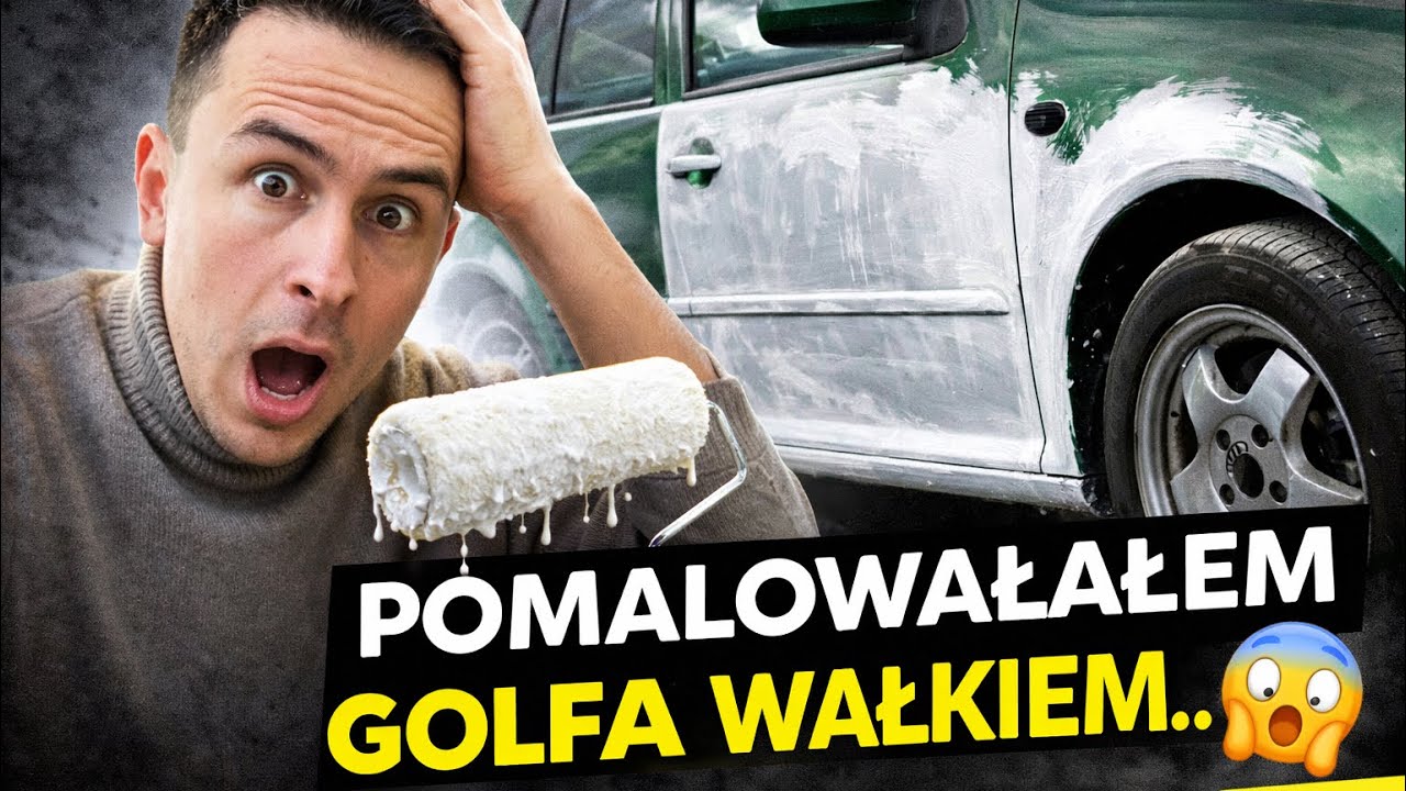 VW Golf Mk4! Jak pomalować auto wałkiem ? 2025r Motofuzja Ratuje #2