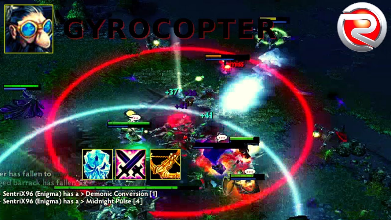 GYROCOPTER DOTA 1 HC TREMENDO HARD LATE GAME | REPLAY RGC