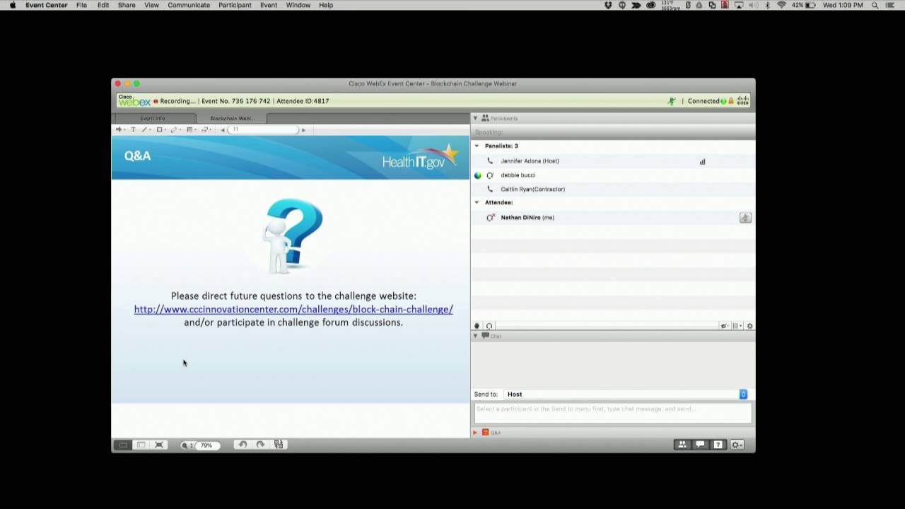 ONC Blockchain Challenge Q&A Session - HealthIT TV Live Stream