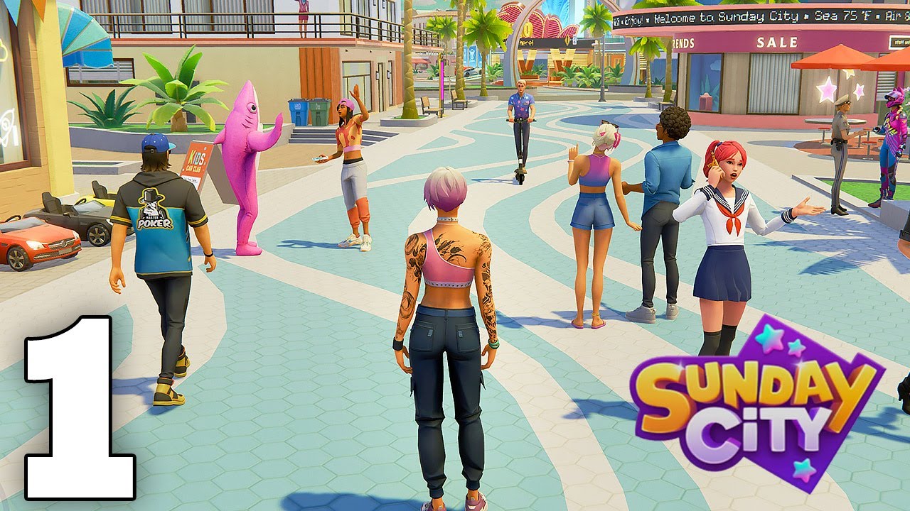 Sunday City: Life RolePlay Gameplay Walkthrough Part 1 (iOS, Android)