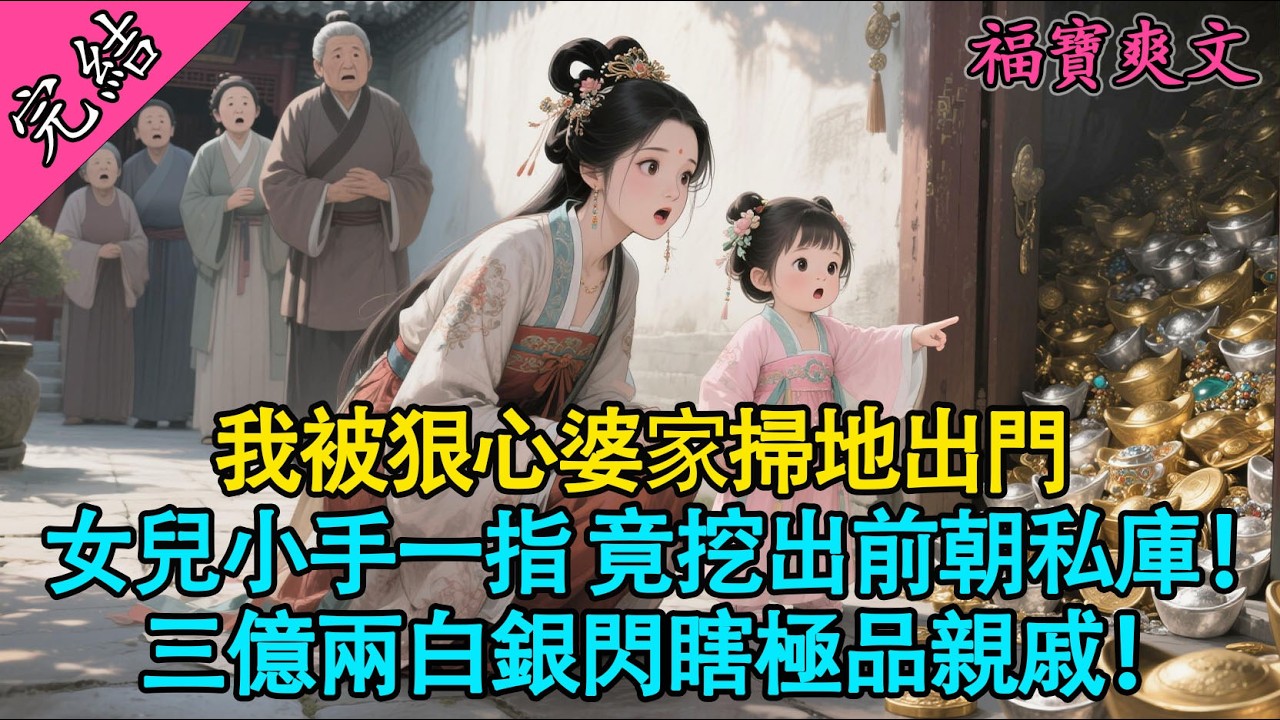 【一口氣聽完】大雪天休妻棄女！3歲萌娃破廟挖草根，竟刨出驚天前朝寶藏？！💰👑 大女主絕地反擊，讓渣男全家淪為奴隸！|#有聲書 #爽文 #小說 #萌娃 #大女主 #原創