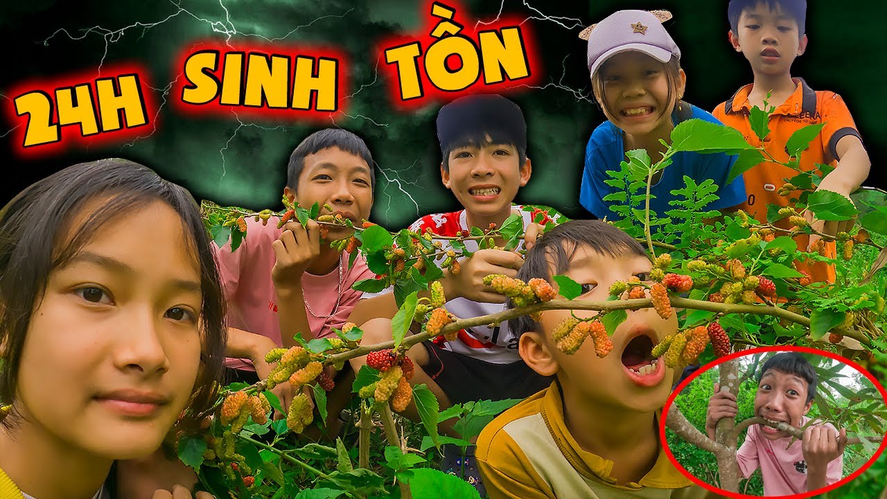 Thái Chuối | Thử Thách 24H Sinh Tồn Trong Rừng - Chỉ Ăn Đồ Ăn Trong Tự Nhiên