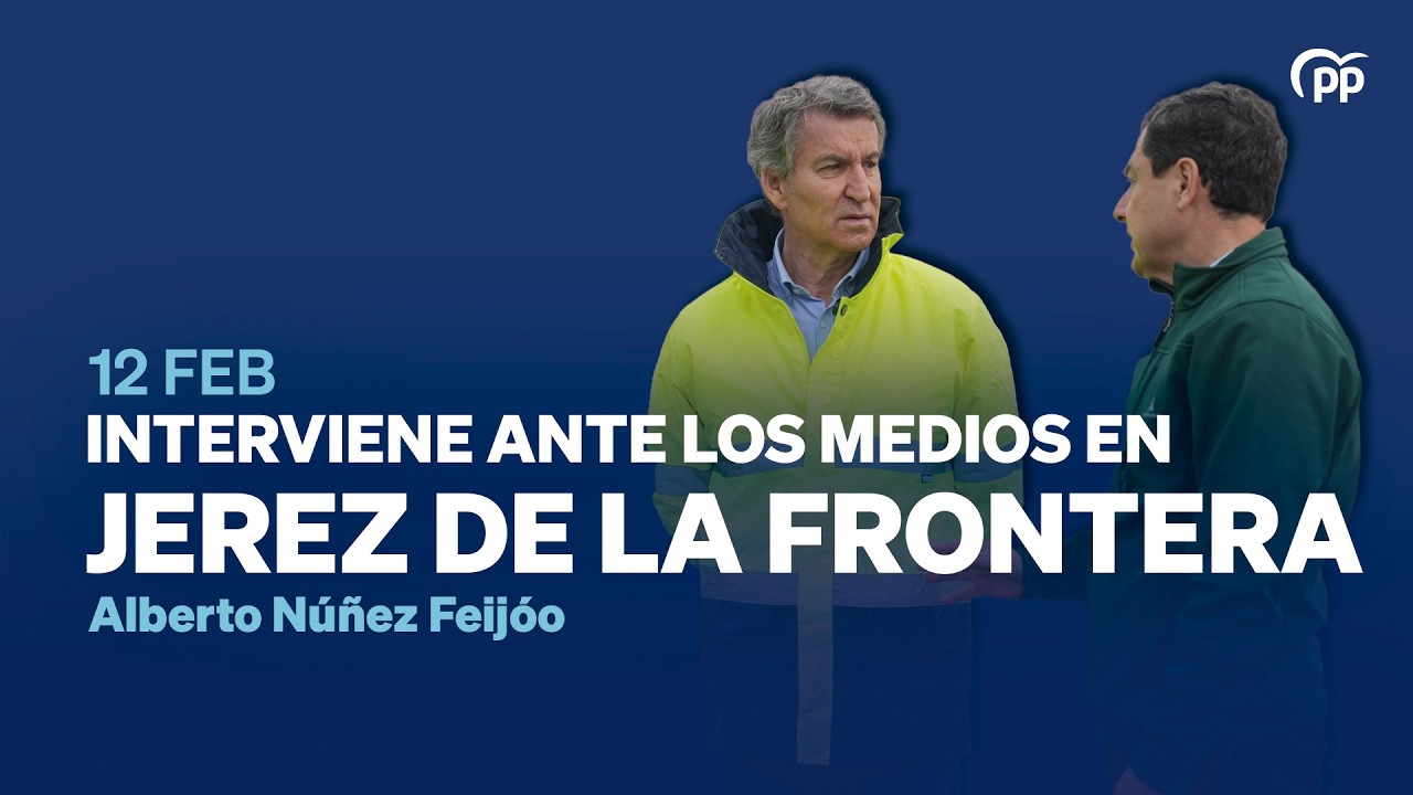🔵DIRECTO: Feijóo y Moreno intervienen ante los medios en Jerez de la Frontera