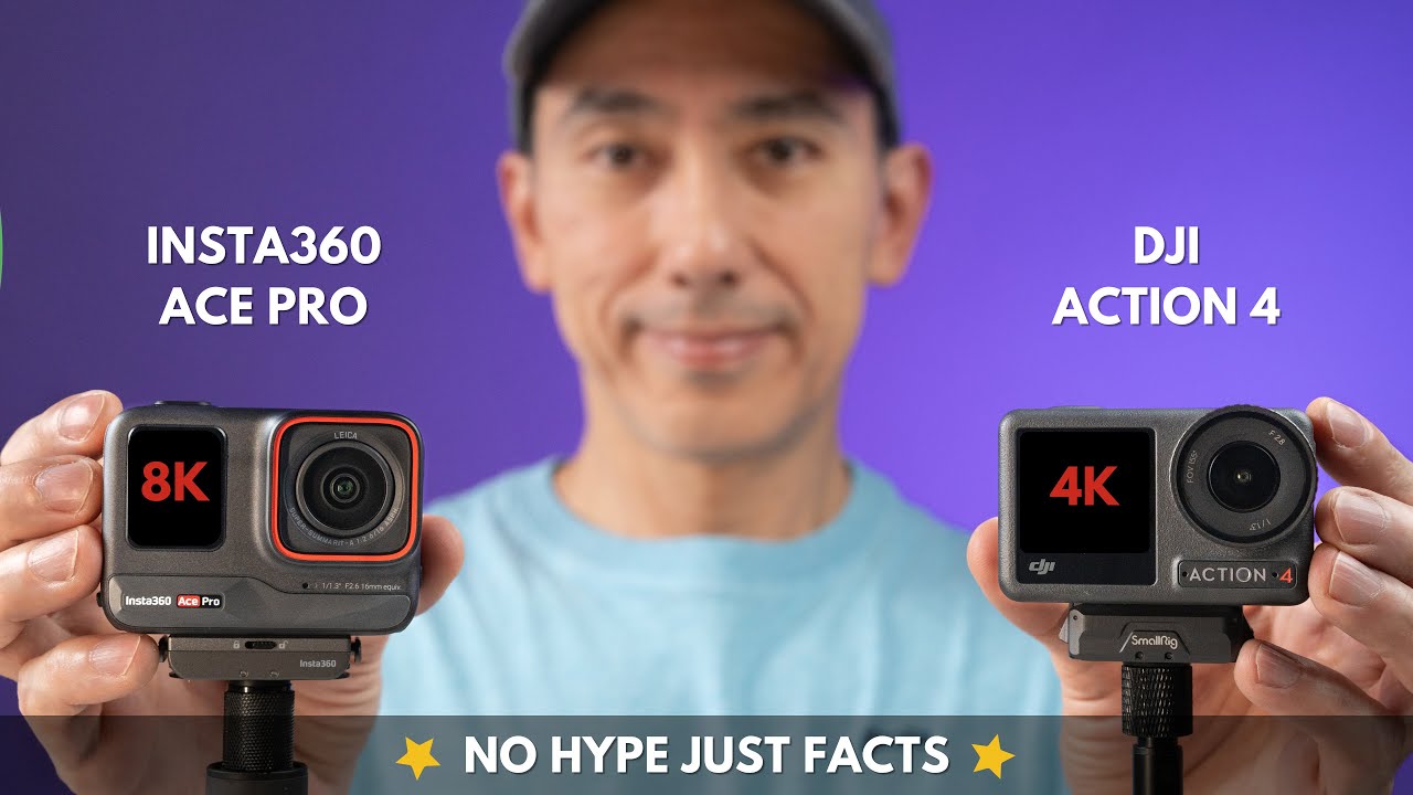 Обзор DJI Action 4 и Insta360 Ace Pro: сравнение функций без лишней шумихи!