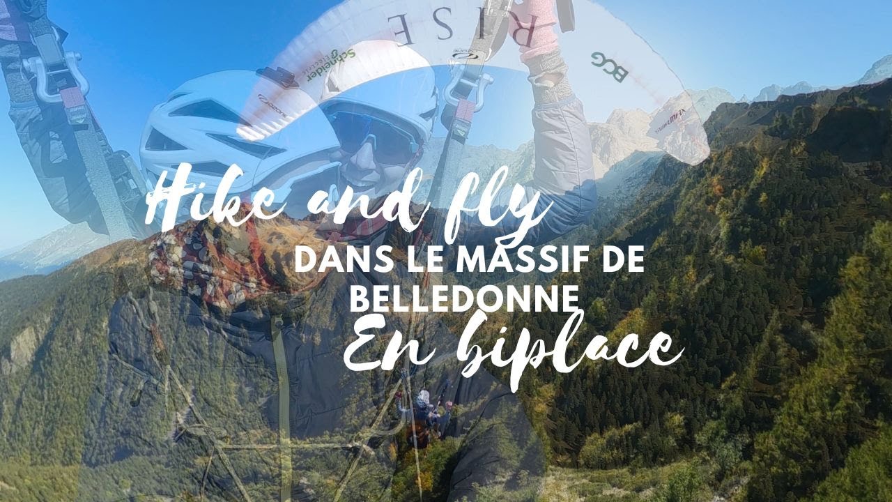 Enchainement de sommets dans le Massif de Belledonne en Biplace