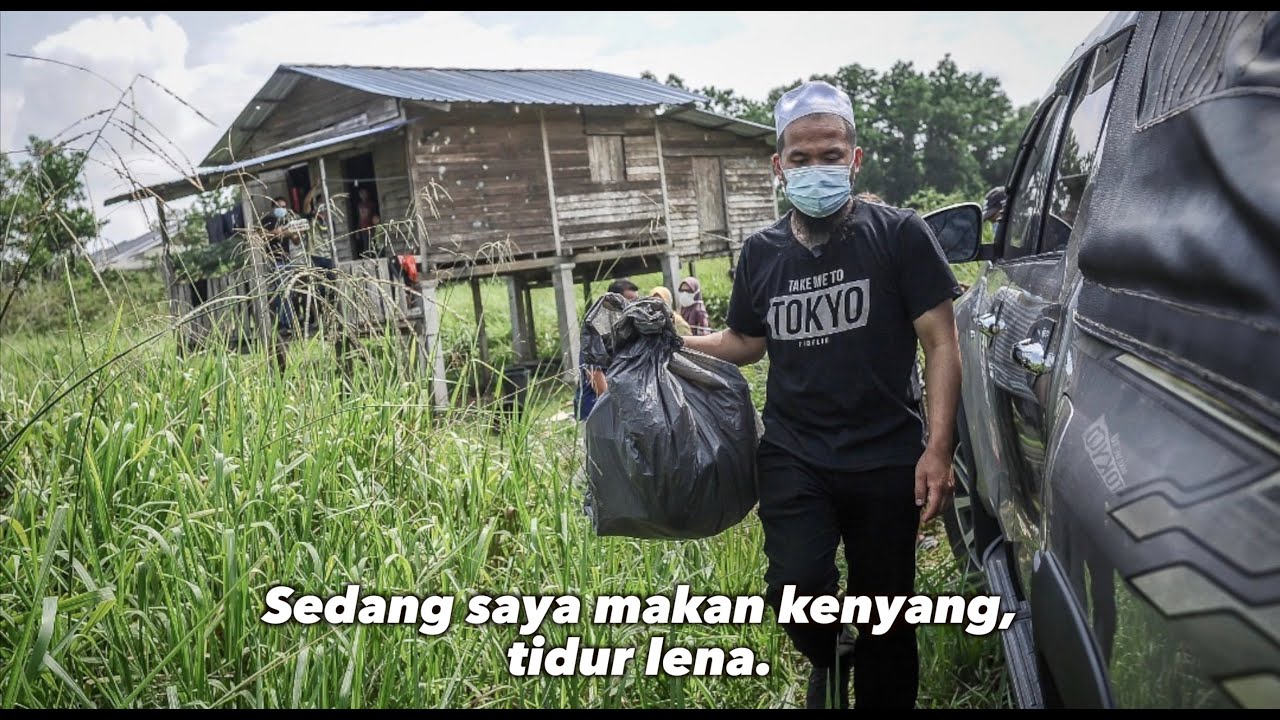 Sedang saya makan kenyang, tidur lena.