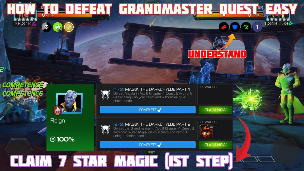 Full Easy Steps To Defeat Grandmasted Mcoc (hindi) Claim 3 Limbo Tokens 