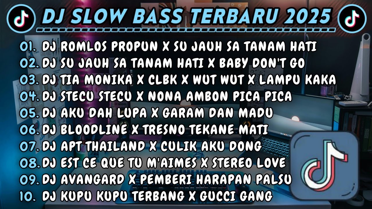 DJ SLOWBASS TERBARU 2025 || DJ ROMLOS PROPUN X SU JAUH SA TANAM HATI || DJ SU JAUH SA TANAM HATI