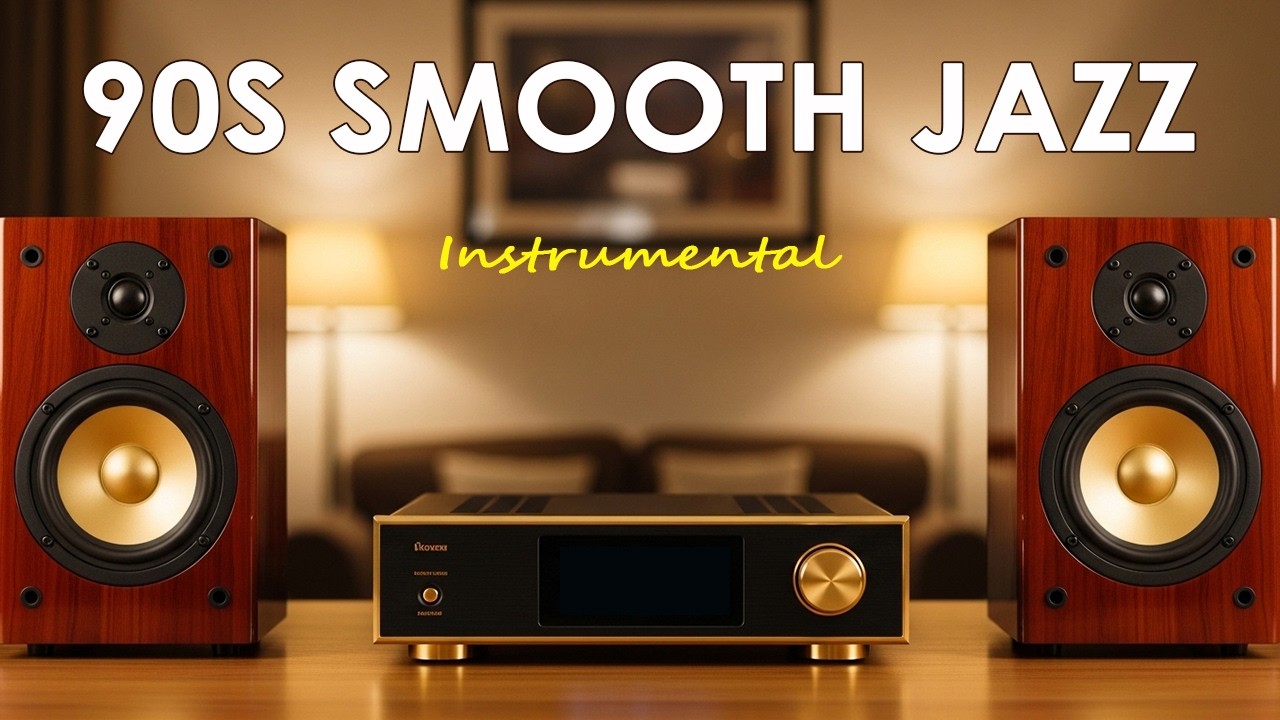 90s Smooth Jazz - Chill Mix for Work, Study & Relaxation Instrumental
