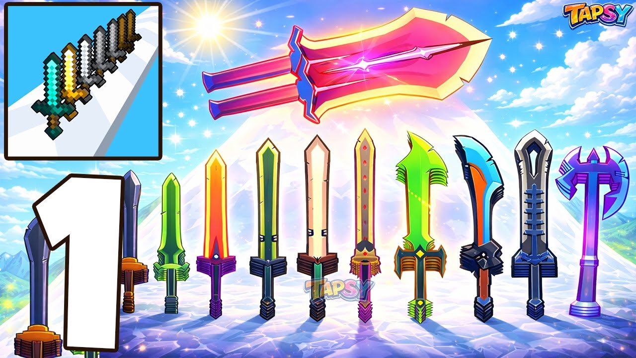 ⚔️Craft Sword 3D Monster Hunt Gameplay Walkthrough Part 1 &ndash; Satisfying Sword Craft (Android,iOS)