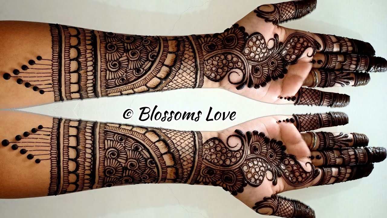 Karwachauth/Engagement/Wedding Special Easy Arabic Full Hand Mehndi Design 2020||For Festive Season