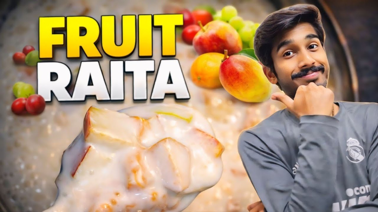Aaj banaya Fruit Raita😋 | #fruitraita #trending #viralvideo #video 