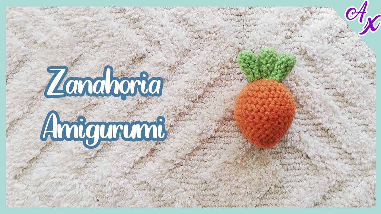 ✨ Llaverito de Zanahoria | Tutorial amigurumi paso a paso en español