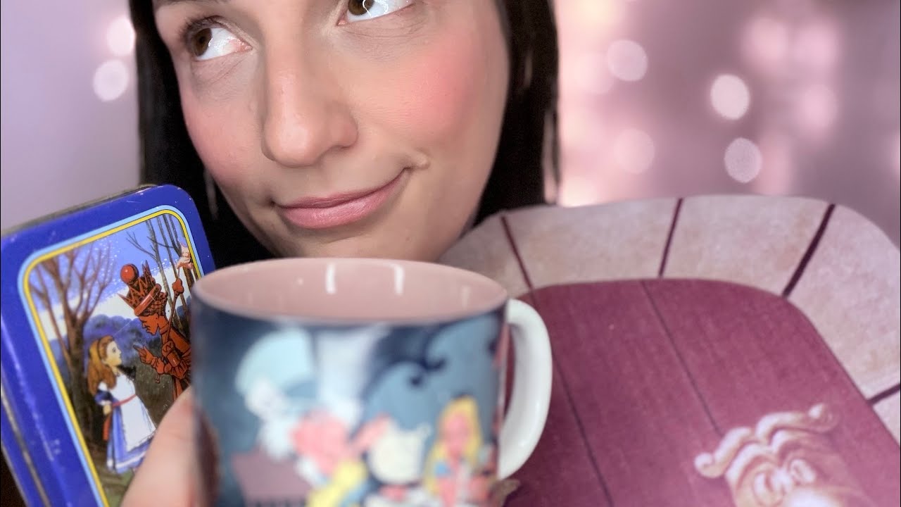 ASMR all things Alice in Wonderland 🌀✨ #asmr #relaxing #disney 