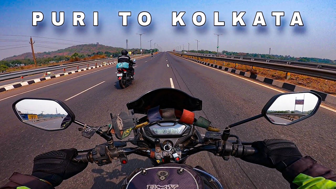 Puri To Kolkata via Bhubaneswar || RIDER SUBHAJIT