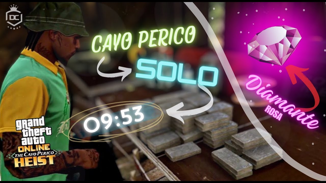Cayo Perico SOLO em 09:53 no GTA ONLINE!!!